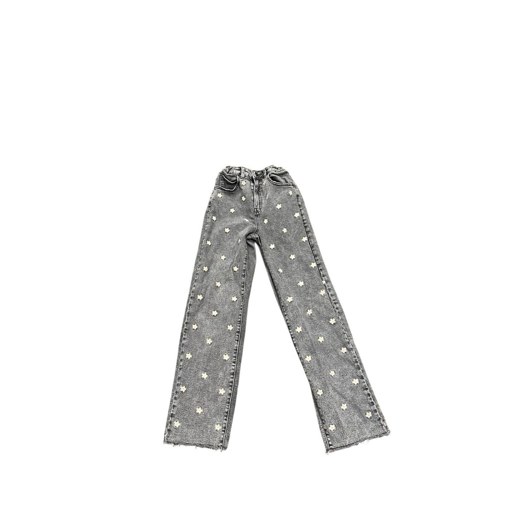 Shein Teen Floral Jeans Girl Size 13 - 14 Years Youth